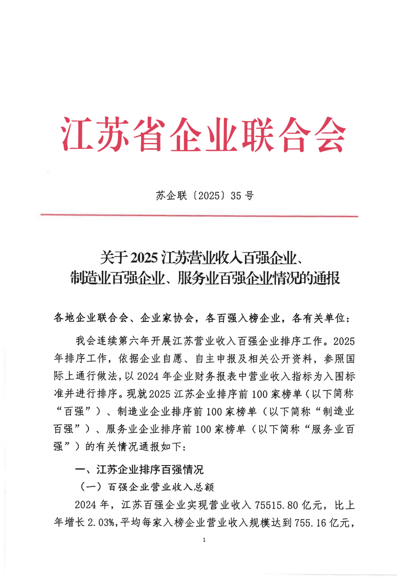 技術(shù)公司連續(xù)三年榮登江蘇省服務(wù)業(yè)百?gòu)?qiáng)榜單